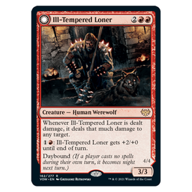 Ill-Tempered Loner // Howlpack Avenger : INNISTRAD CRIMSON VOW - 162/277
