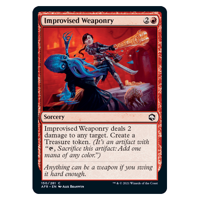 Improvised Weaponry : DUNGEONS & DRAGONS: ADVENTURES IN THE FORGOTTEN REALMS - 150/281