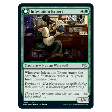 Infestation Expert // Infested Werewolf : INNISTRAD CRIMSON VOW - 206/277
