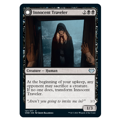 Innocent Traveler // Malicious Invader : INNISTRAD CRIMSON VOW - 121/277