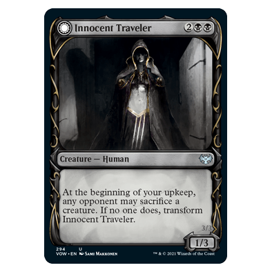 Innocent Traveler // Malicious Invader : INNISTRAD CRIMSON VOW - 294