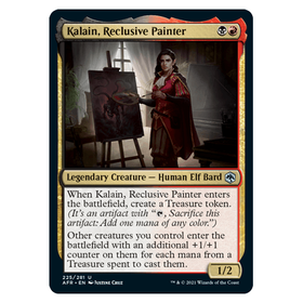 Kalain, Reclusive Painter : DUNGEONS & DRAGONS: ADVENTURES IN THE FORGOTTEN REALMS - 225/281