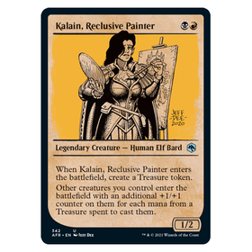 Kalain, Reclusive Painter (Showcase) : DUNGEONS & DRAGONS: ADVENTURES IN THE FORGOTTEN REALMS - 342
