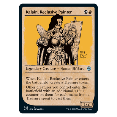 Kalain, Reclusive Painter (Showcase) : DUNGEONS & DRAGONS: ADVENTURES IN THE FORGOTTEN REALMS - 342