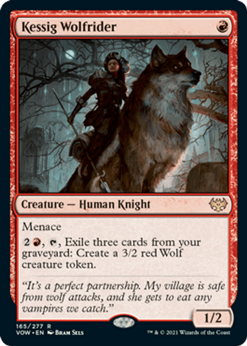 Kessig Wolfrider : INNISTRAD CRIMSON VOW - 165/277