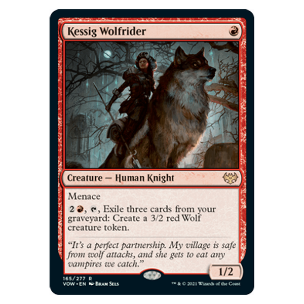 Kessig Wolfrider : INNISTRAD CRIMSON VOW - 165/277