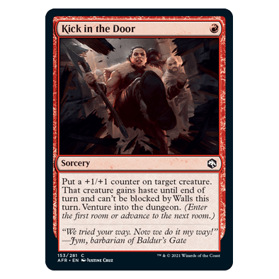 Kick in the Door : DUNGEONS & DRAGONS: ADVENTURES IN THE FORGOTTEN REALMS - 153/281