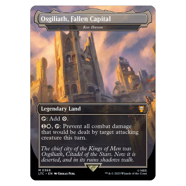 Kor Haven [Osgiliath, Fallen Capital] (Borderless Art) : THE LORDS OF THE RINGS: TALES OF MIDDLE-EARTH - 0368