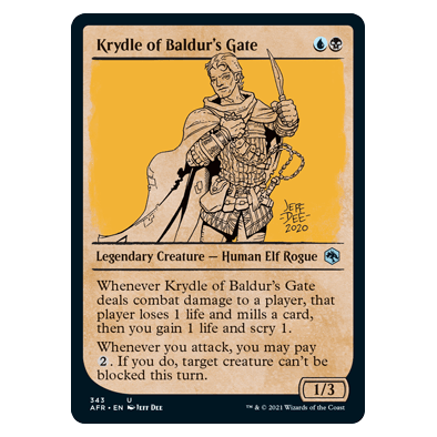 Krydle of Baldur's Gate (Showcase)  : DUNGEONS & DRAGONS: ADVENTURES IN THE FORGOTTEN REALMS - 343