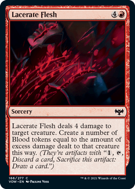 Lacerate Flesh : INNISTRAD CRIMSON VOW - 166/277 - Lockett Labs UK
