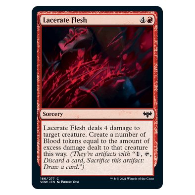 Lacerate Flesh : INNISTRAD CRIMSON VOW - 166/277