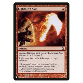 Lightning Axe : THE LIST