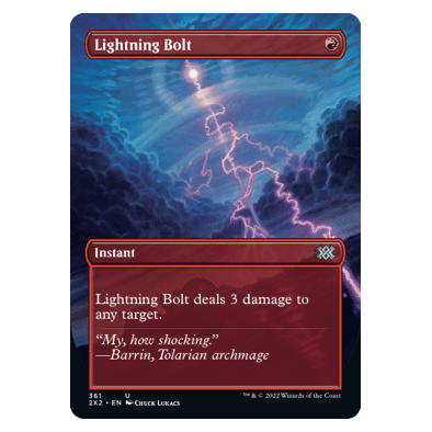 Lightning Bolt (BORDERLESS) : DOUBLE MASTERS 2022 - 361