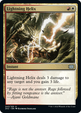Lightning Helix (FOIL) : DOUBLE MASTERS 2022 - 243/331 - Lockett Labs UK