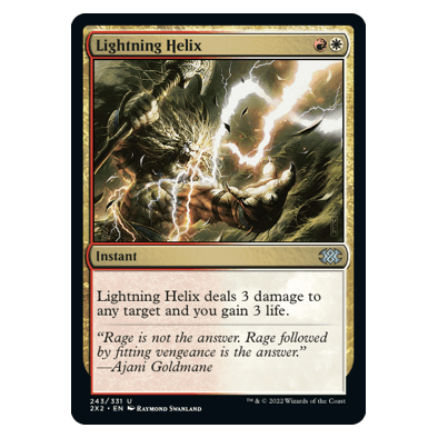 Lightning Helix (FOIL) : DOUBLE MASTERS 2022 - 243/331
