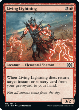 Living Lightning : DOUBLE MASTERS 2022 - 118/331 - Lockett Labs UK