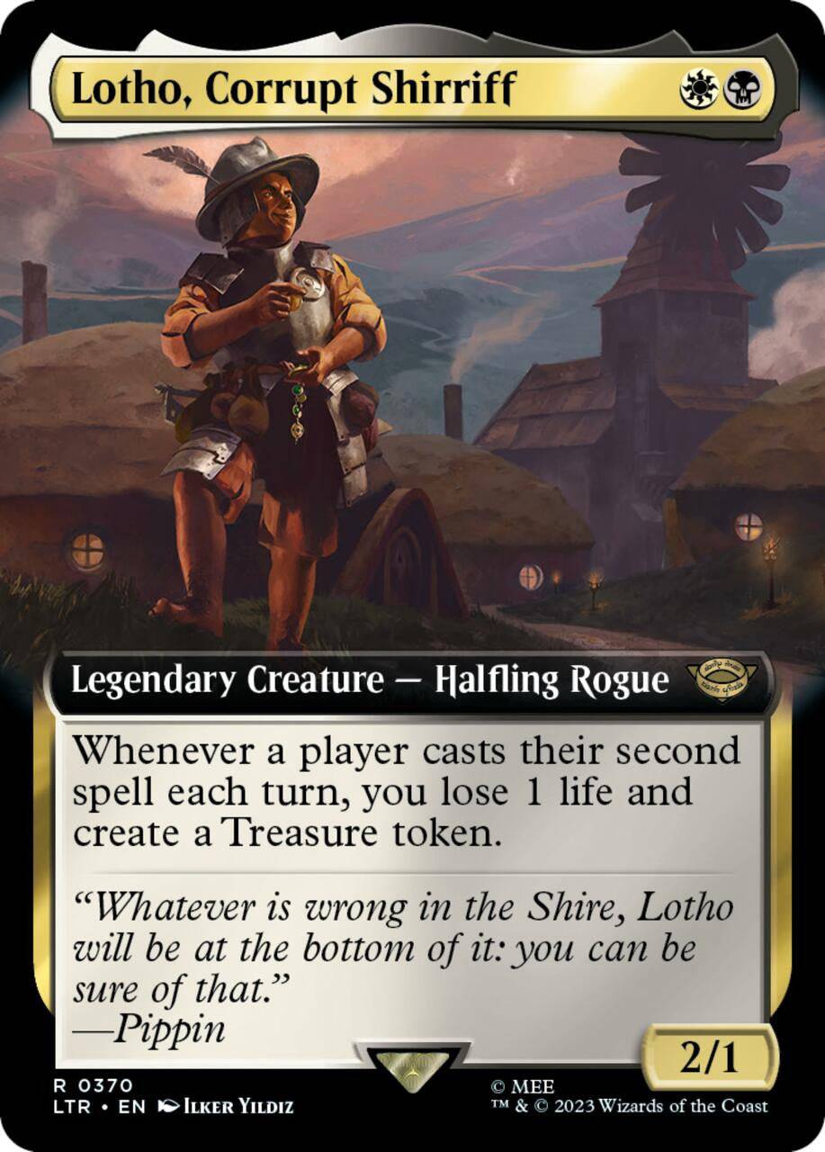 Lotho, Corrupt Shirriff (Extended Art) : THE LORDS OF THE RINGS: TALES OF MIDDLE-EARTH - 0370 - Lockett Labs UK