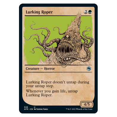 Lurking Roper (Showcase) : DUNGEONS & DRAGONS: ADVENTURES IN THE FORGOTTEN REALMS - 328
