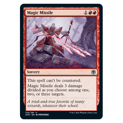 Magic Missile : DUNGEONS & DRAGONS: ADVENTURES IN THE FORGOTTEN REALMS - 154/281