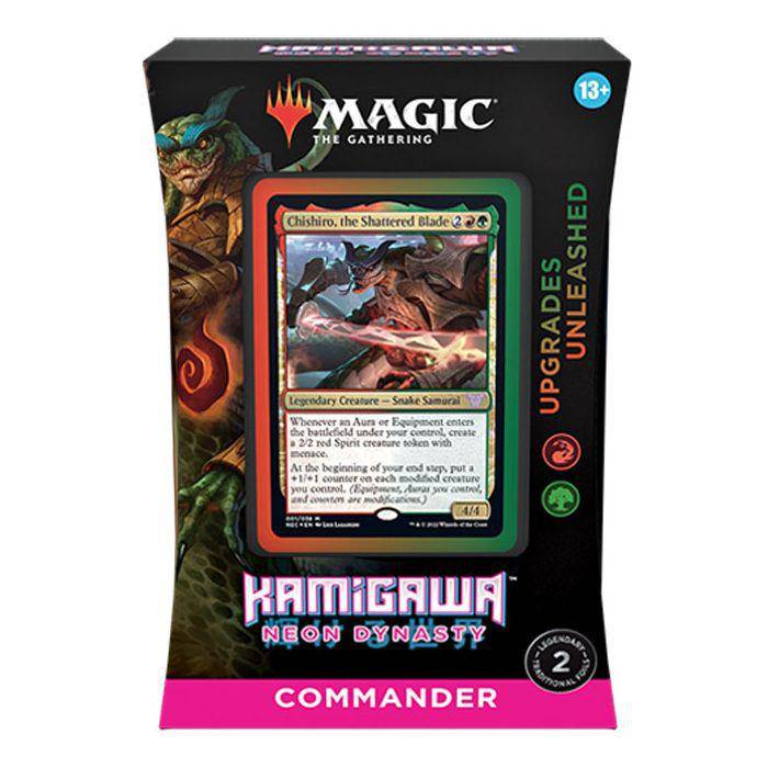 Lockett Labs Magic the Gathering Kamigawa Neon Dynasty Commander Deck Upgrades Unleashed featuring Chishiro, the Shattered Bl
