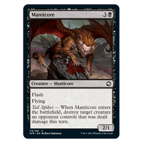 Manticore : DUNGEONS & DRAGONS: ADVENTURES IN THE FORGOTTEN REALMS - 113/281