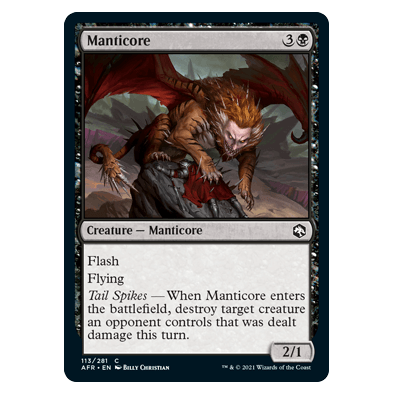 Manticore : DUNGEONS & DRAGONS: ADVENTURES IN THE FORGOTTEN REALMS - 113/281