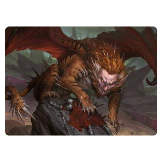 Manticore : DUNGEONS & DRAGONS: ADVENTURES IN THE FORGOTTEN REALMS (Art card) - 006/081