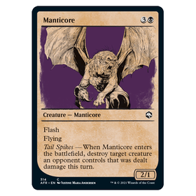 Manticore (Showcase)  : DUNGEONS & DRAGONS: ADVENTURES IN THE FORGOTTEN REALMS - 314