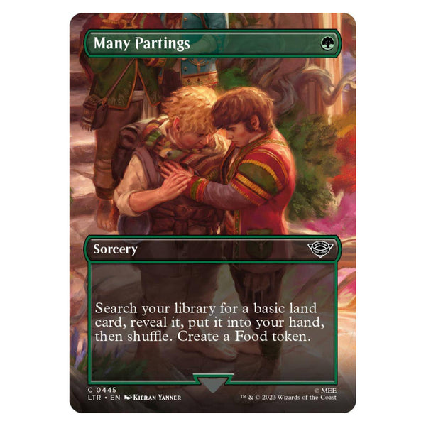 Many Partings (Borderless Art) (Foil) : THE LORDS OF THE RINGS: TALES OF MIDDLE-EARTH - 0445