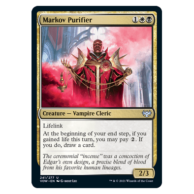Markov Purifier : INNISTRAD CRIMSON VOW - 241/277
