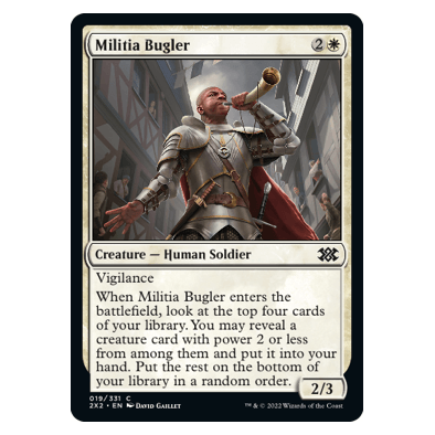 Militia Bugler : DOUBLE MASTERS 2022 - 019/331