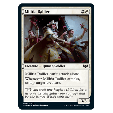 Militia Rallier : INNISTRAD CRIMSON VOW - 024/277