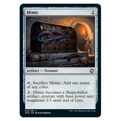 Mimic : DUNEGONS & DRAGONS: ADVENTURES IN THE FORGOTTEN REALMS - 249/281