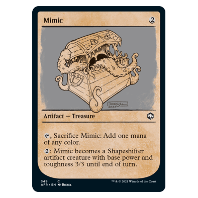 Mimic (Showcase) : DUNGEONS & DRAGONS: ADVENTURES IN THE FORGOTTEN REALMS - 349