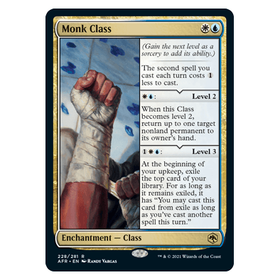 Monk Class : DUNGEONS & DRAGONS: ADVENTURES IN THE FORGOTTEN REALMS - 228/281