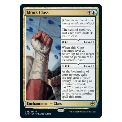 Monk Class : DUNGEONS & DRAGONS: ADVENTURES IN THE FORGOTTEN REALMS - 228/281