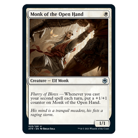 Monk of the Open Hand : DUNGEONS & DRAGONS: ADVENTURES IN THE FORGOTTEN REALMS - 025/281