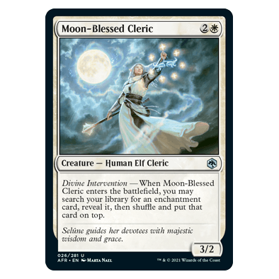 Moon-Blessed Cleric : DUNGEONS & DRAGONS: ADVENTURES IN THE FORGOTTEN REALMS - 026/281