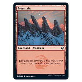 Mountain : DUNGEONS & DRAGONS: ADVENTURES IN THE FORGOTTEN REALMS - 275/281