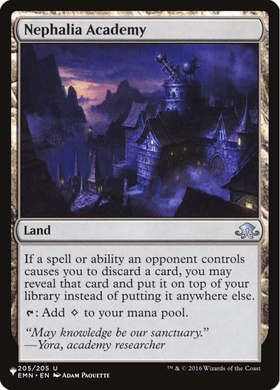 Nephalia Academy : THE LIST