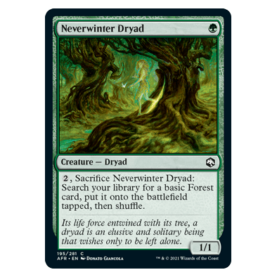 Neverwinter Dryad : DUNGEONS & DRAGONS: ADVENTURES IN THE FORGOTTEN REALMS - 195/281