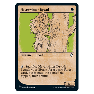 Neverwinter Dryad (Showcase) : DUNGEONS & DRAGONS: ADVENTURES IN THE FORGOTTEN REALMS - 329