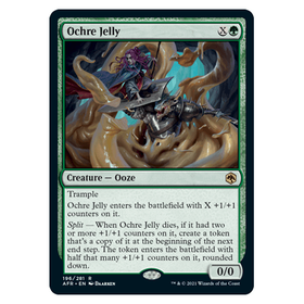 Ochre Jelly : DUNGEONS & DRAGONS: ADVENTURES IN THE FORGOTTEN REALMS - 196/281
