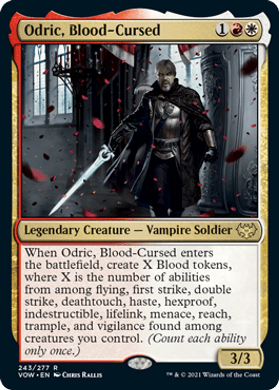Odric, Blood-Cursed : INNISTRAD CRIMSON VOW - 243/277 - Lockett Labs UK