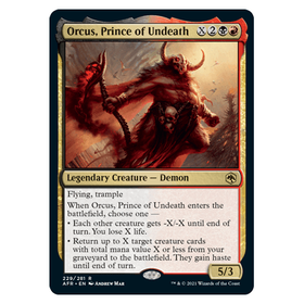 Orcus, Prince of Undeath : DUNEGONS & DRAGONS: ADVENTURES IN THE FORGOTTEN REALMS - 229/281