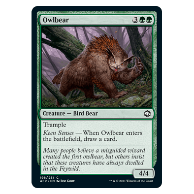 Owlbear : DUNGEONS & DRAGONS: ADVENTURES IN THE FORGOTTEN REALMS - 198/281