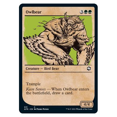 Owlbear (Showcase) : DUNGEONS & DRAGONS: ADVENTURES IN THE FORGOTTEN REALMS - 331