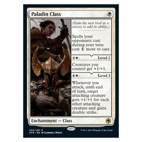 Paladin Class : DUNGEONS & DRAGONS: ADVENTURES IN THE FORGOTTEN REALMS - 029/281