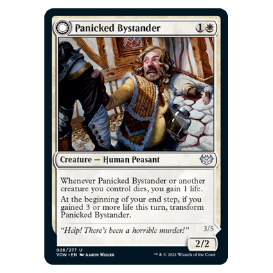 Panicked Bystander // Cackling Culprit : INNISTRAD CRIMSON VOW - 028/277