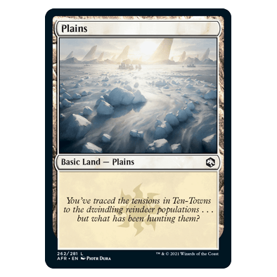 Plains (FOIL) : DUNGEONS & DRAGONS: ADVENTURES IN THE FORGOTTEN REALMS - 262/281